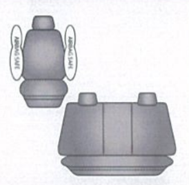 Custom Made Seat Covers Leather Look Black Suits Holden Commodore VE Omega Sedan 08/2006-5/2013 Airbag Safe 2 Rows