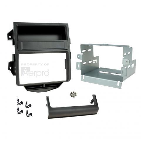 Double Din Facia Kit Fits Porsche Macan 2014-2016 Black FP8512K