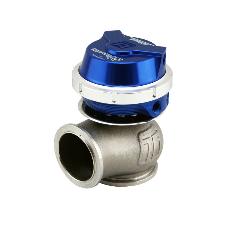 Turbosmart 45mm Hyper-Gate External Wastegate Gen 5 - Genuine Turbo V-Band Blue TS-0553-1011