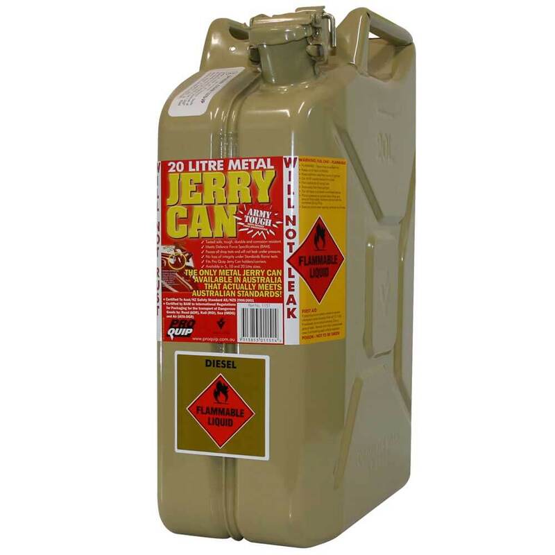 20 Litre Metal Jerry Ethanol Fuel Can - Orange AFAC