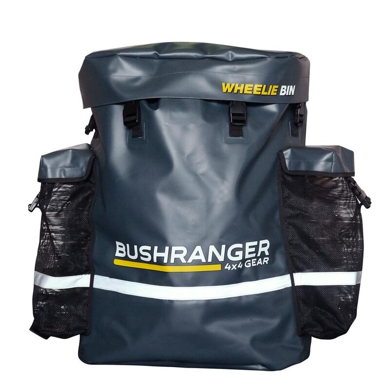 Bushranger 4X4 Wheelie Bin 4WD Spare Wheel Bin Removable Centre Divider 61X08B 5-Year "No Fuss" Warranty