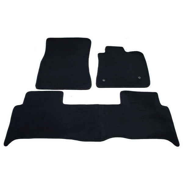 Tailor Made Floor Mats Suits Nissan Navara D40 STX/STX550 Dual Cab 5/2010-8/2015 Front & Rear