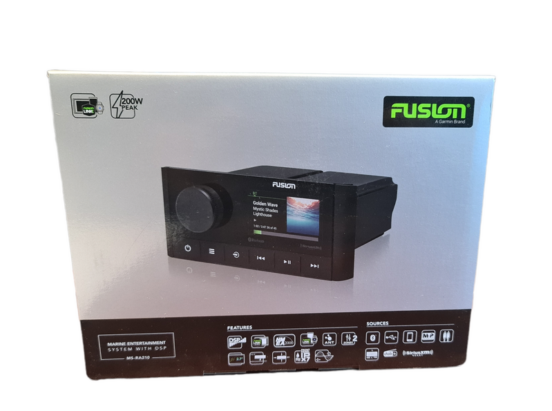 Fusion Marine Stereo Wireless Connectivity DSP, Bluetooth, 200W MS