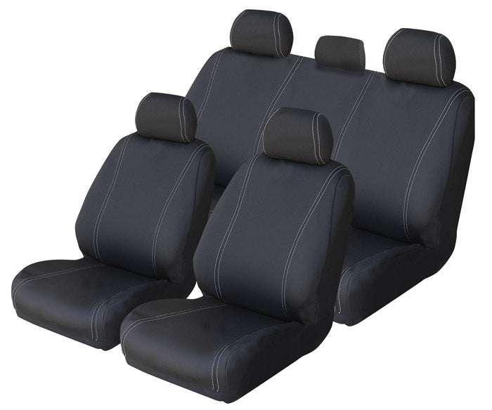 Velocity Full Wetsuit Neoprene Seat Covers suits Toyota Landcruiser 200 Series GXL 11/2007-7/2021 2 Rows