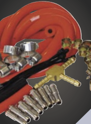 Turbosmart Twin Turbo Boost Controller Hose Fitting Kit Blue FG-GBS-TTKBE