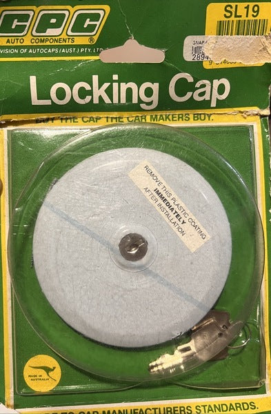 CPC Locking Petrol Cap suits Ford Falcon XA, XB 6 Cyl V8, Landau Coupe 1972-74 SL42