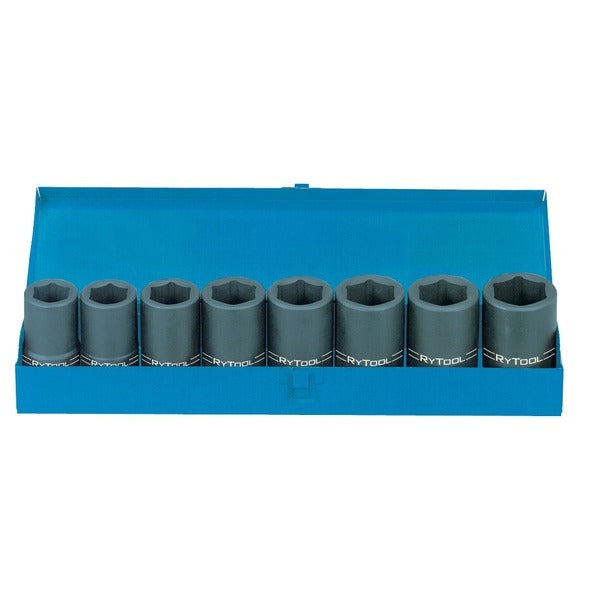 RyTool - 3/4 inch Drive Deep Impact Socket Set AF