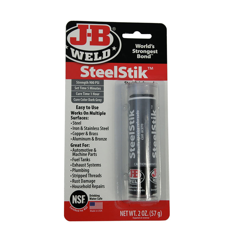 Jb J-B Weld Automotive SteelStik Steel Reinforced Epoxy Putty Stick 56.8gm JB8267