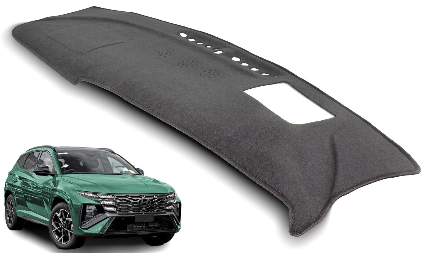 Dashmat Suits Hyundai Tucson NX4.V3 MY25 4/2025-On With Heads Up Display K62H06 Charcoal