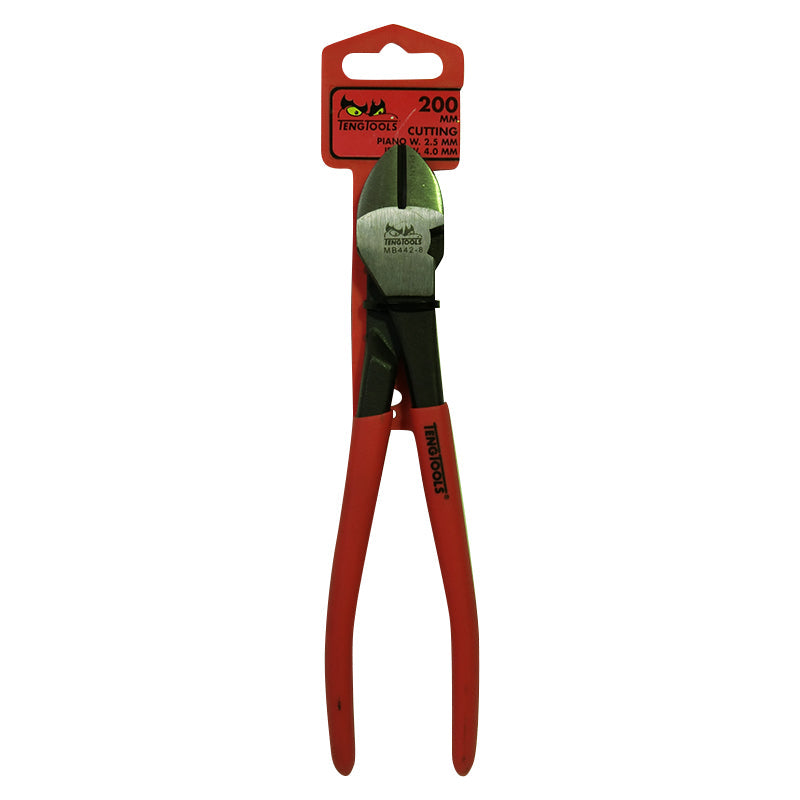Teng Tools- Mega Bite 8 inch H-D Side Cutters TPR Handles MB442-8