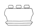 Custom Made Esteem Velour Seat Covers Suits MG MG3 Vibe / Excite / Essence Hatch 4/2024-On 2 Rows