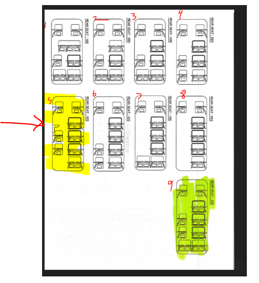 Kakadu Canvas Custom Made Grey Seat Covers suits Toyota Hi-Ace Commuter Bus 2/2019-on 5 Rows
