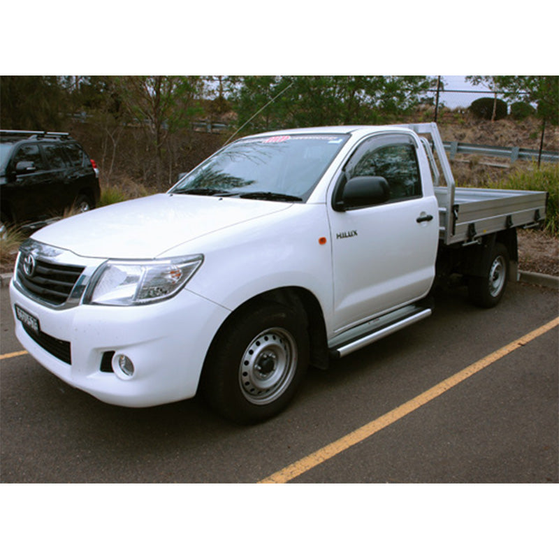 Side Steps suits Toyota Hilux Single Cab 10/2015-On Stepboards