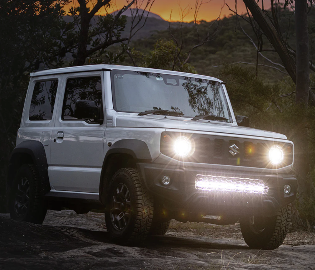 Night Hawk Behind Grille 28" Light Bar Kit suit Suzuki Jimny JB74, JC74 2018-On NHBGS450LB