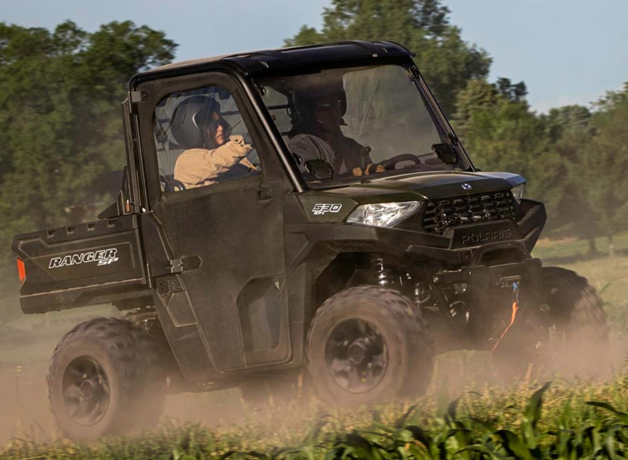 Canvas ATV Seat Cover Suits Polaris SP 530 6/2023-On P1015Q