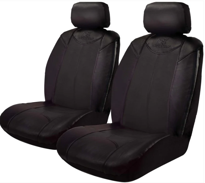 Custom Made Leather Look Black Seat Covers Suits Mitsubishi Outlander ZG / ZH 11/2006-10/2012 Airbag Safe (Copy)