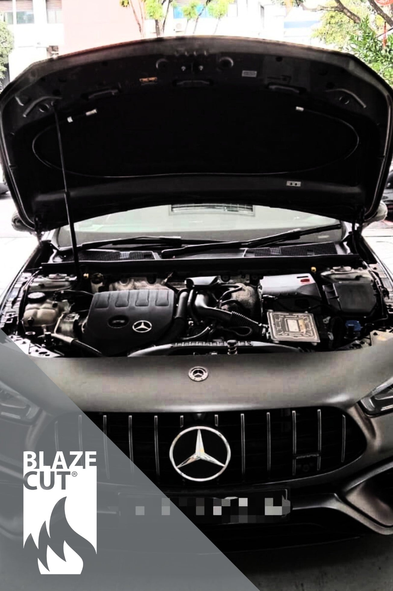 Blazecut Black T Series Automatic Fire Suppression System For Cars, Caravans, Boats, Switchboards T300E-BLK 3 Metre