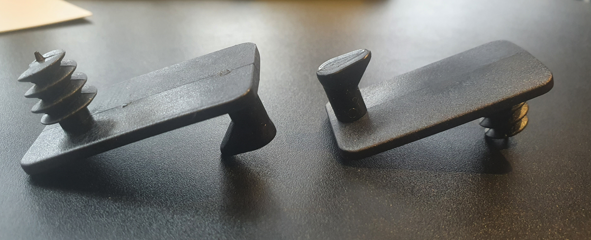 Floor Mats Screw Down Anchor Lugs/Pins One Pair MLP01