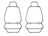 Wet N Wild Neoprene Seat Covers Set Suits Skoda Fabia 5JF MY13 77 TSi 4D Wagon 6/2012-4/2015 2 Rows