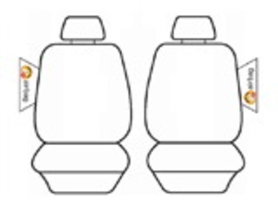 Custom Velour Seat Covers Mitsubishi Eclipse Cross YA 11/2017-9/2020 2 Rows