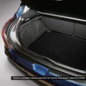 Custom Moulded Cargo Boot Liner BMW X1 (F48) 2015-On Black EXP.ELEMENT0543B13
