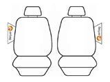 Outback Canvas Seat Covers suits Toyota Prado 120 2/2003-10/2009 3 Rows Charcoal