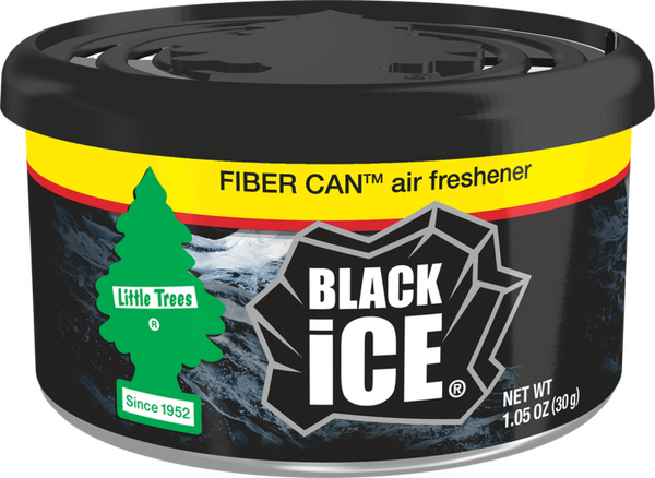 Little Trees Black Ice Fibre Can Air Freshener