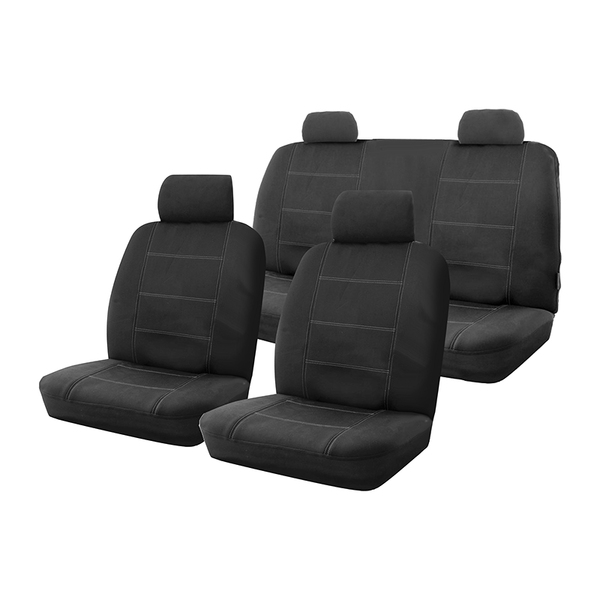 Wet N Wild Neoprene Seat Covers Set Suits Nissan Navara D23 Series 3 NP300 RX/SL/ST/ST-X Dual Cab 11/2017-On 2 Rows