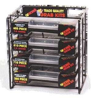 GJ Works 10 Shelf Grab Kit Dispenser (Packaged Products Not Included)