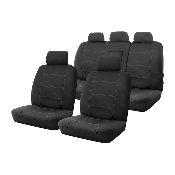 Wet N Wild Neoprene Car Seat Covers Hyundai ix35 2/2010-On Black Airbag Deploy Safe