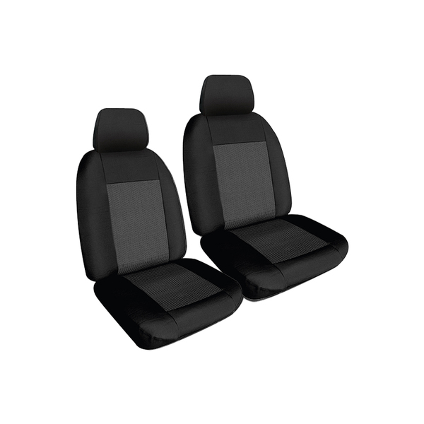 Weekender Jacquard Seat Covers suits Toyota Hilux Workmate Dual Cab (TGN121/GUN122/GUN125) 11/2015-On Waterproof
