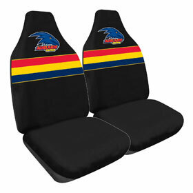 AFL Seat Covers Adelaide Crows Size 60 Front Pair
