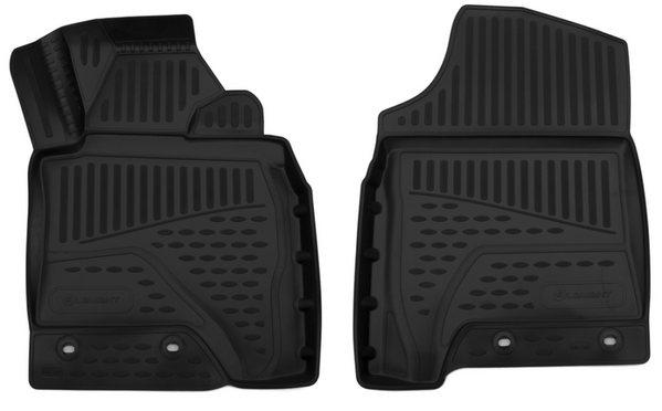 3D Rubber Floor Mats Toyota Fortuner 2016-On SUV 2nd row 2 Piece EXP.ELEMENT48148210R(RSA)