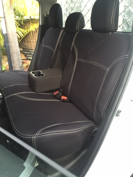 Wet Seat Neoprene Seat Covers Suits Mitsubishi Triton MR GLX Single Cab 11/2018-On