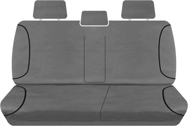 Tradies Full Canvas Seat Covers Isuzu D-Max TF Dual Cab LS/LSU/LSM 6/2012-7/2020 2 Rows RM1002.TRG+RM5012.TRG