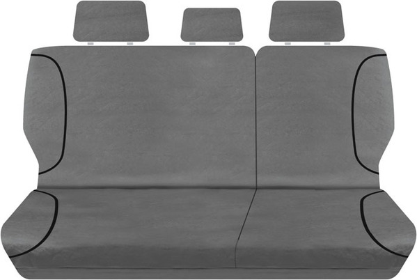 Tradies Full Canvas Seat Covers suits Toyota Landcruiser 4X4 Wagon 200 Series GXL 2010-On 3 Rows PCT380CVCHA