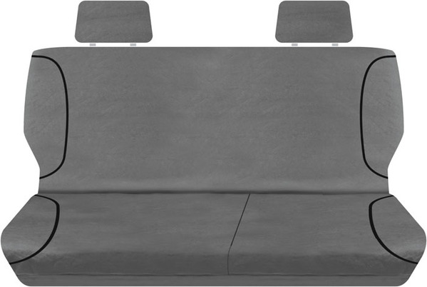 Tradies Full Canvas Seat Covers Suits Holden Colorado RG Series Dual Cab LX 2012-2014 2 Rows PCG370CVCHA