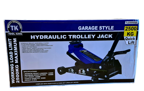 Garage Hydraulic Trolley Jack 2500kg Heavy Duty Steel TJ2500GQL