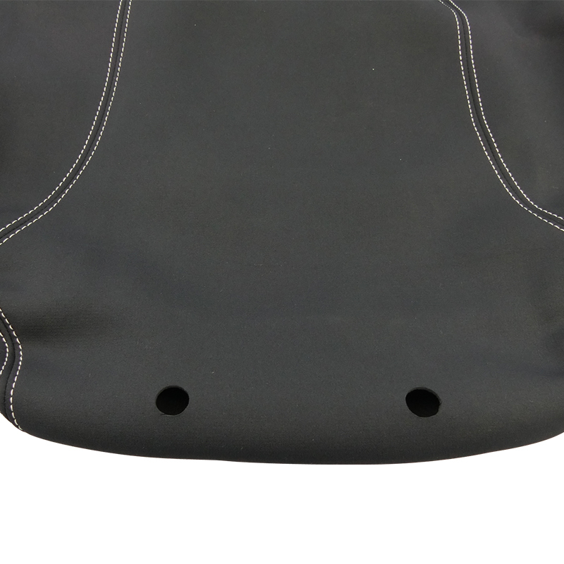 Wet Seat Black Neoprene Seat Covers Suits Mazda BT-50 Dual Cab 7/2015-7/2020 Orange Stitching