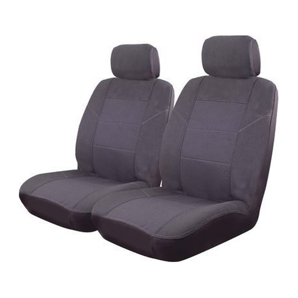 Esteem Velour Front Seat Covers Pair Airbag Deploy Safe Ilana - Jumbuck Custom Sheepskin Car Seat Cover