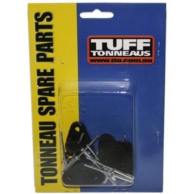 Tuff Tonneaus Accessories - Triangle Hooks, Generic 2 Hole, 6 Piece - Trihook6