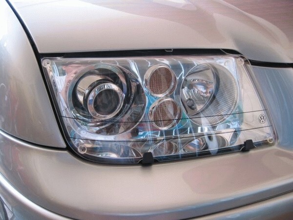 Headlight Protectors suits Toyota Corolla ZZE122 Hatch 12/2001-5/2004 T280H