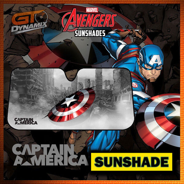 Marvel Avengers Windscreen Sunshade Captain America 70cm x 150cm