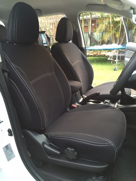 Wet Seat Neoprene Seat Covers Suits Mitsubishi Triton MR GLX Single Cab 11/2018-On