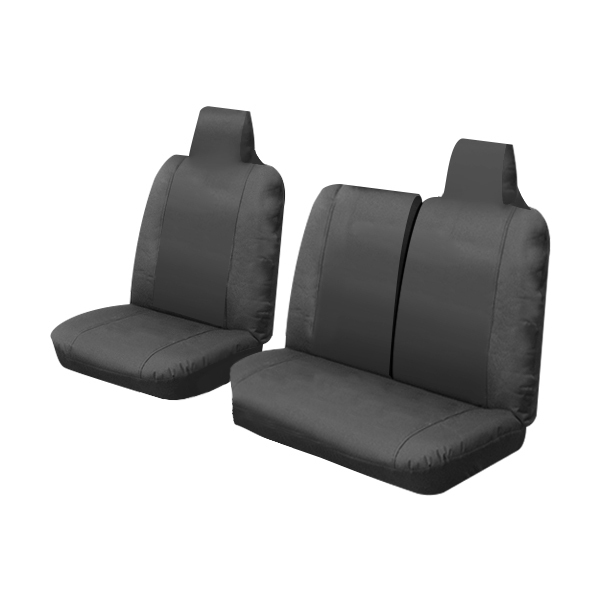 Canvas Car Seat Covers suits Toyota Hiace LWB/SWB Van 3/2005-1/2014 OUT6055CHA