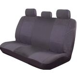Esteem Velour Rear Seat Covers Size 06H Universal Fit Charcoal