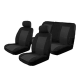 Custom Velour Seat Covers Suits Holden Commodore Wagon VT VX VY VZ 08/1997-07/2006 Airbag Safe Charcoal