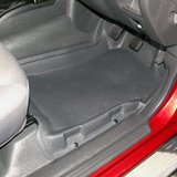Sandgrabba Rubber Floor Mats Suits Nissan Navara D22 Dual Cab 1997-2015 Front Pair