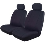 Outback Canvas Seat Covers Airbag Deploy Safe Pair Black Size 30