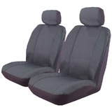 Outback Canvas Seat Covers Size 30 Airbag Deploy Safe Pair Charcoal